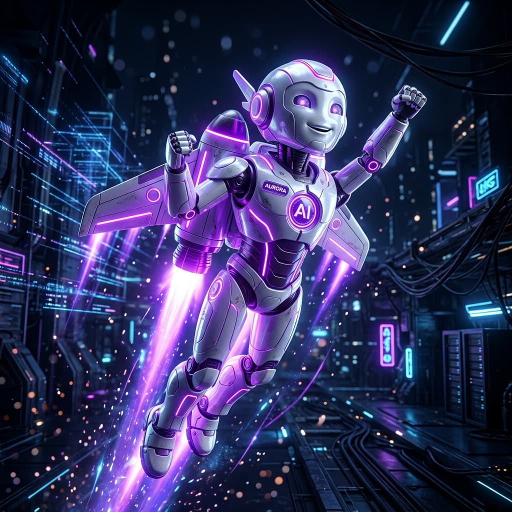 Mascot — flying